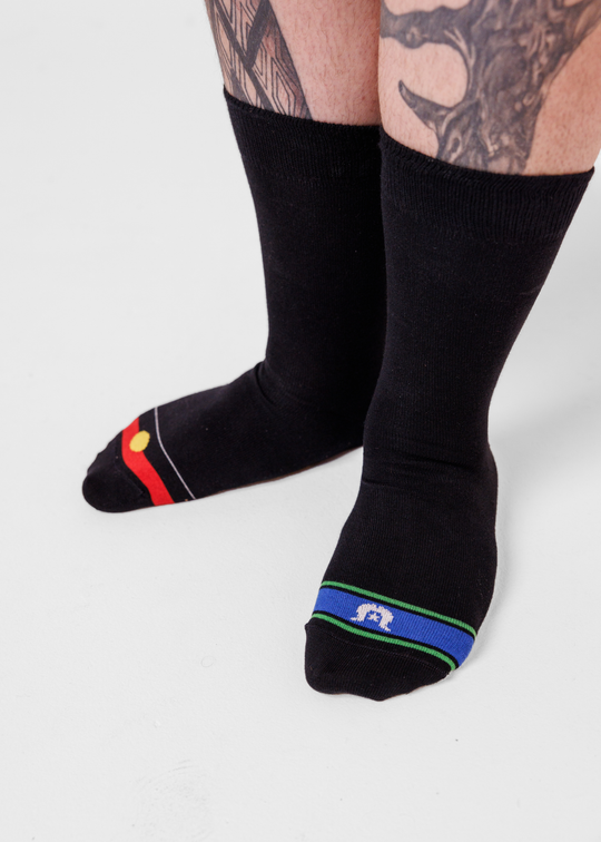 First Nation Flags Dress Socks