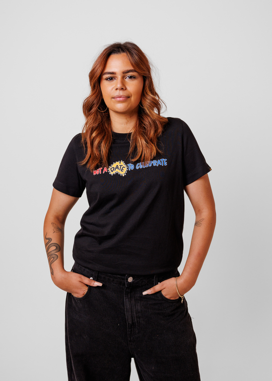 Not A Date OG Boxy Tee - Black