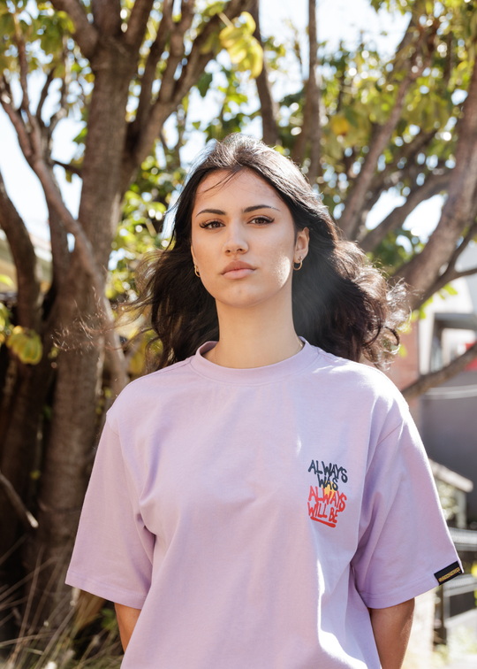 Always Was Resistance Tee - Lilac