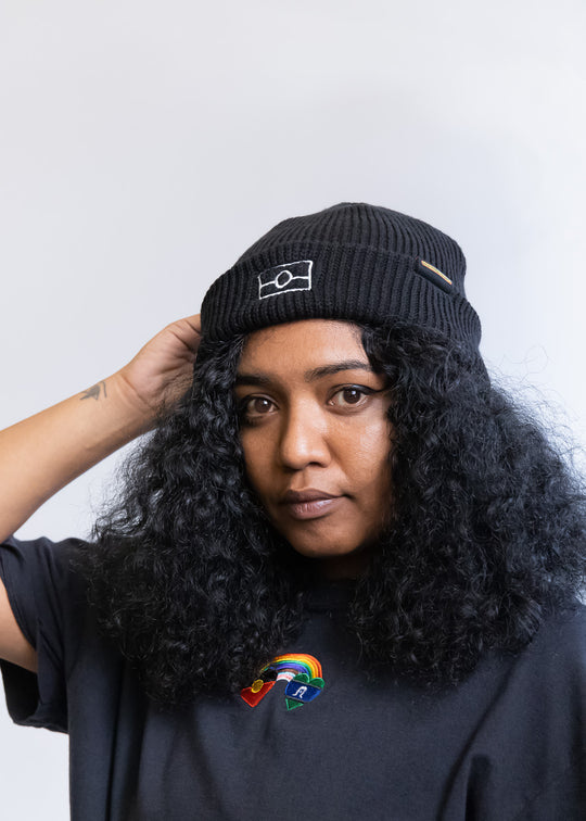 Black Narrm Flag Beanie