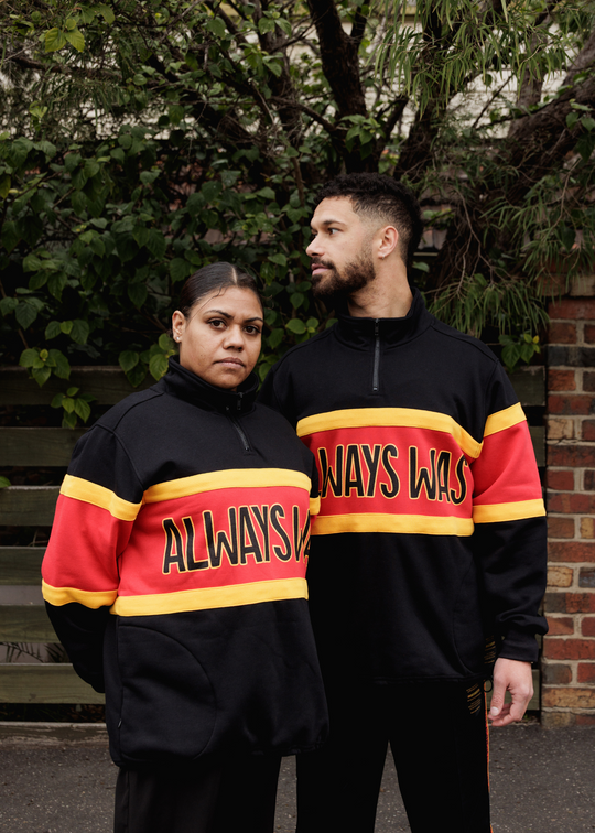 Aboriginal Jumper — Always Was Always Will Be Power Rugby Jumper — Clothing The Gaps Australian Made
