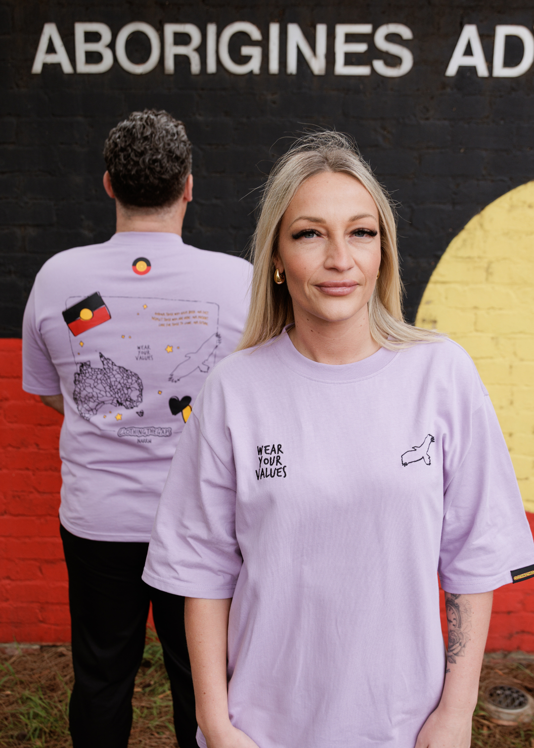 Bunjil Icon Tee - Lilac