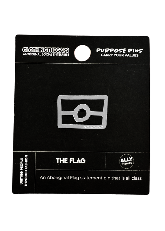 The Flag Pin - Silver