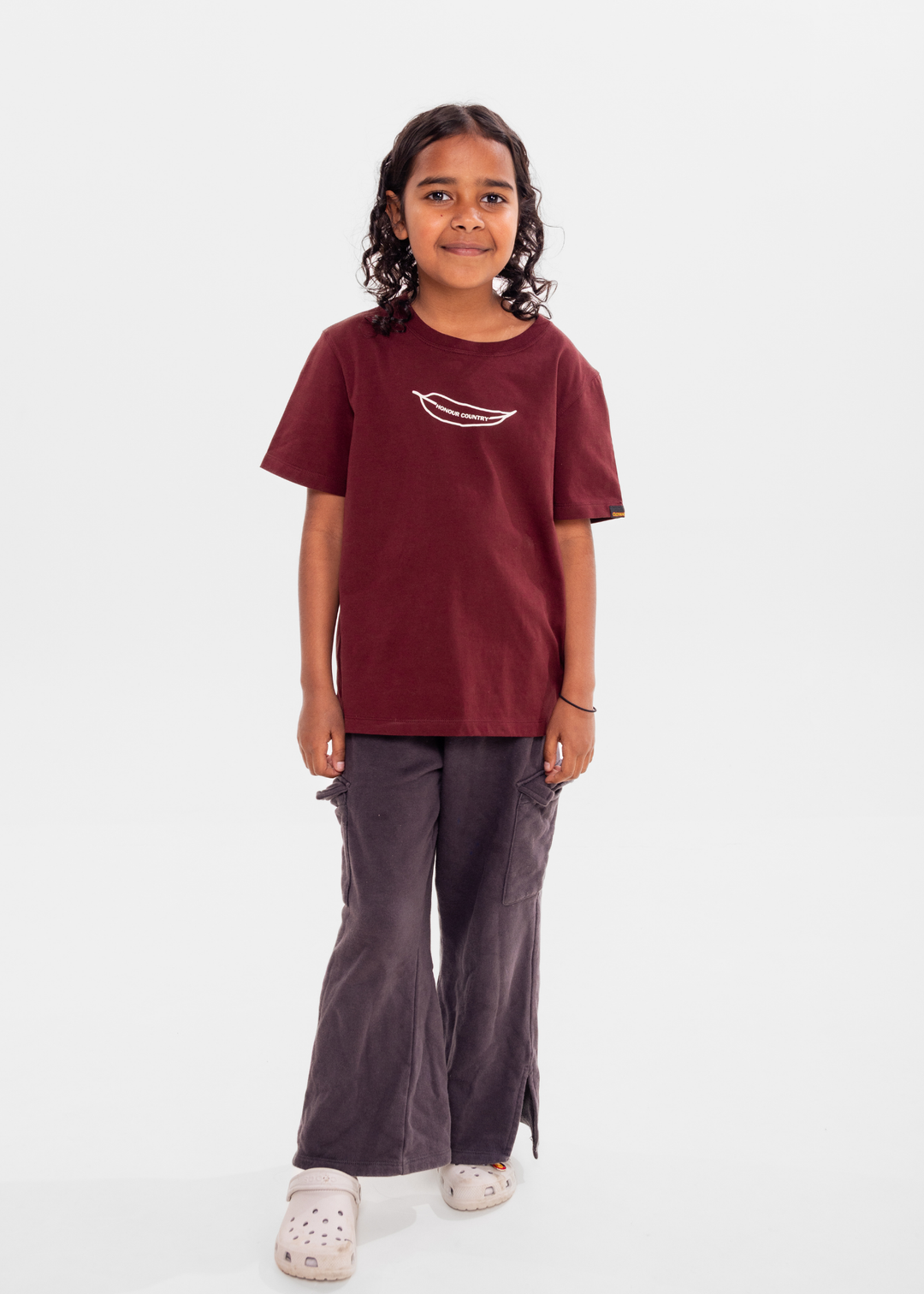 Kids Honour Country Maroon Tee