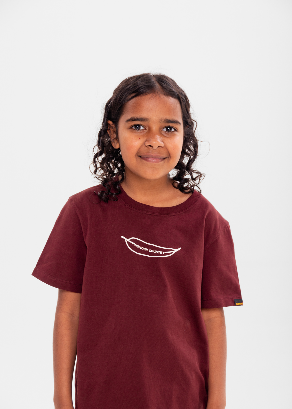 Kids Honour Country Maroon Tee