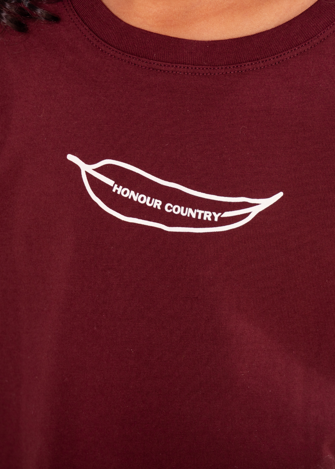Kids Honour Country Maroon Tee