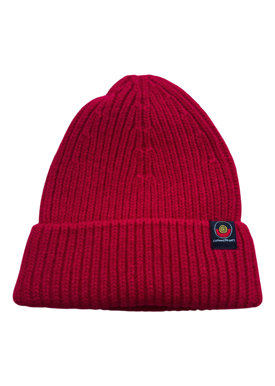 Naarm Wool Beanie - Red