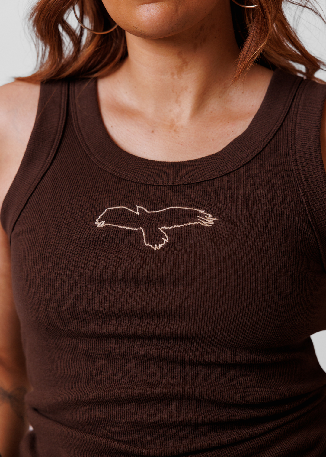 Bunjil Rib Tank - Brown