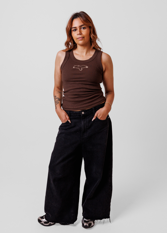 Bunjil Rib Tank - Brown