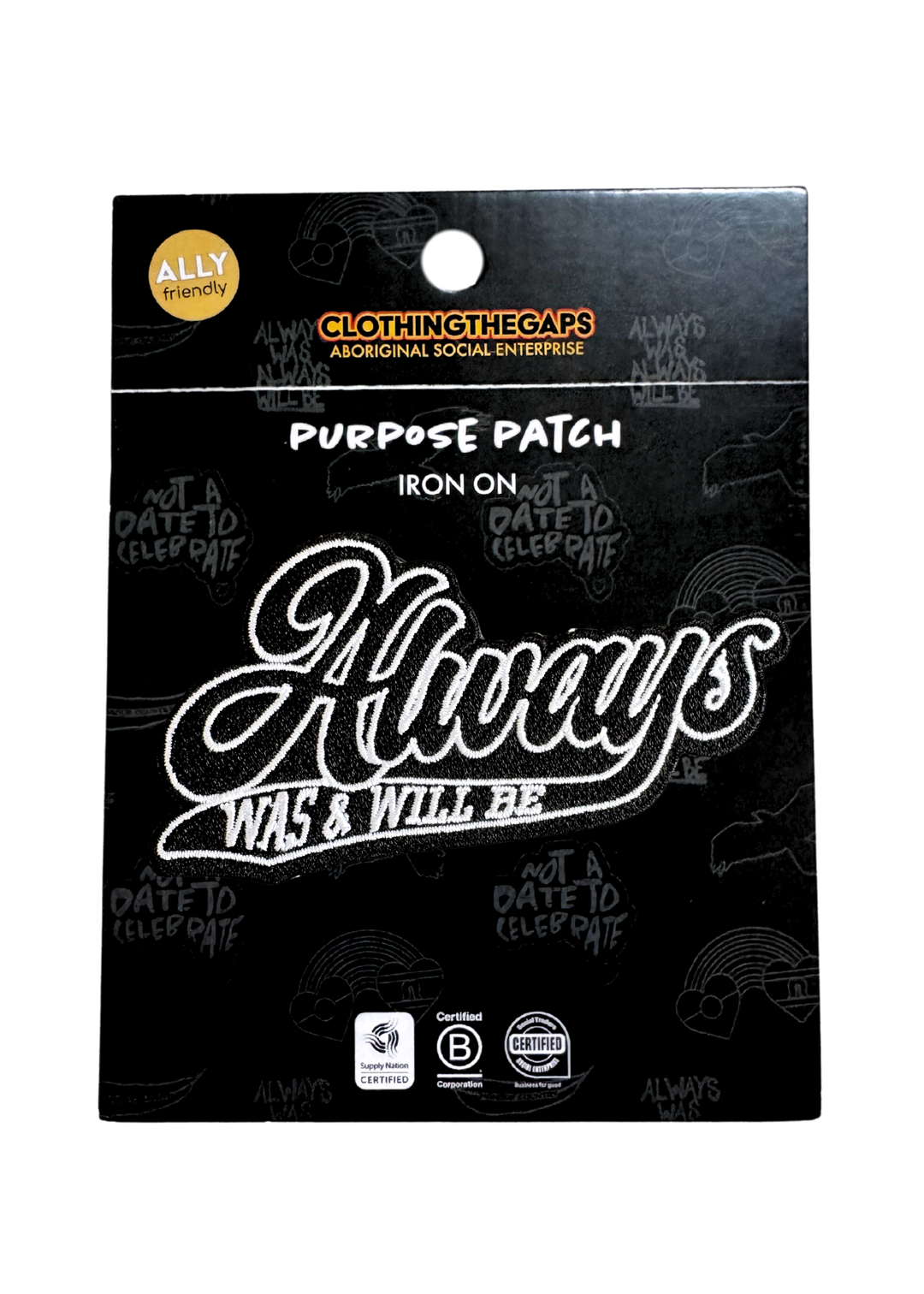 Always Was Legacy Purpose Patch - Black