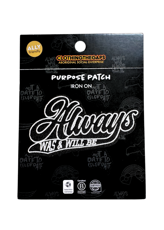 Always Was Legacy Purpose Patch - Black