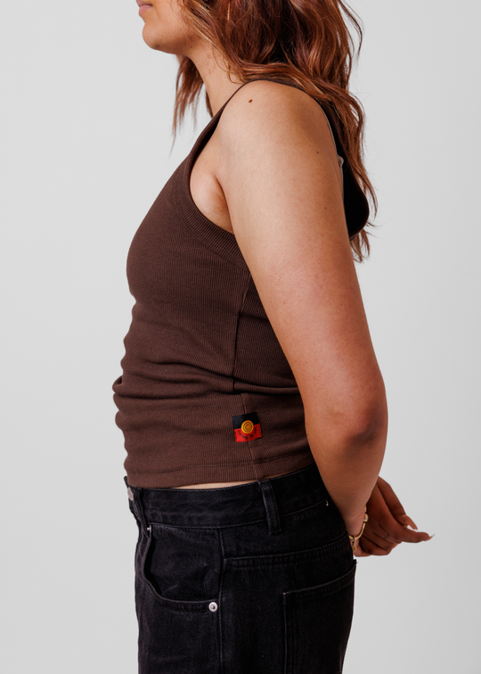 Bunjil Rib Tank - Brown