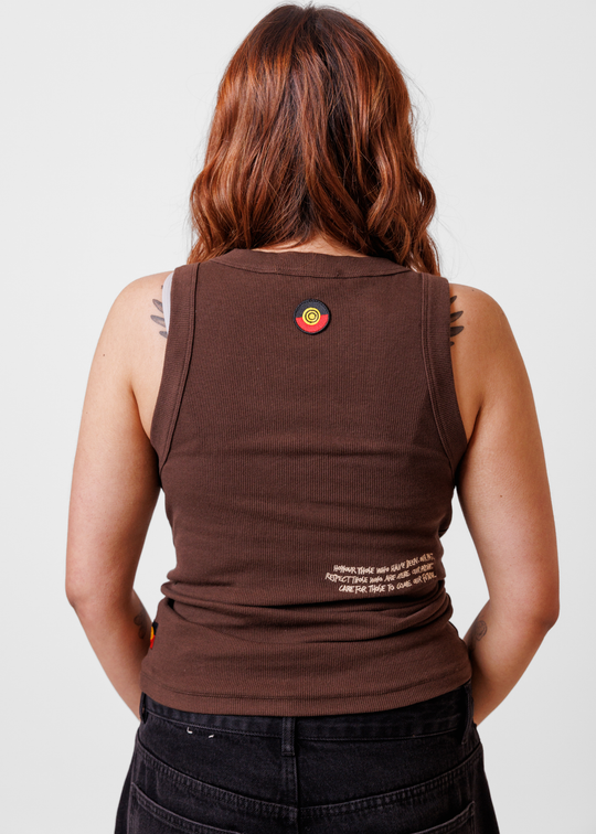 Bunjil Rib Tank - Brown