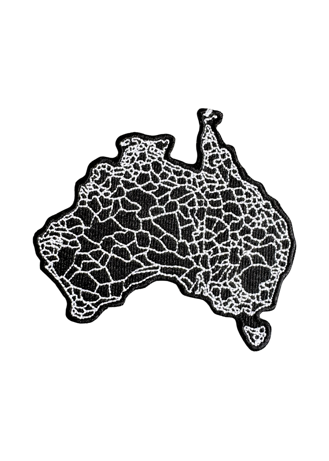 Decolonised Map Iron On Purpose Patch