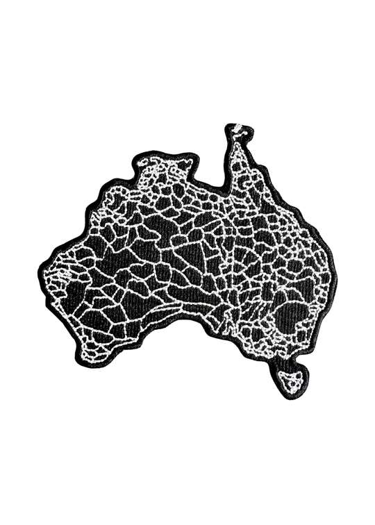 Decolonised Map Iron On Purpose Patch