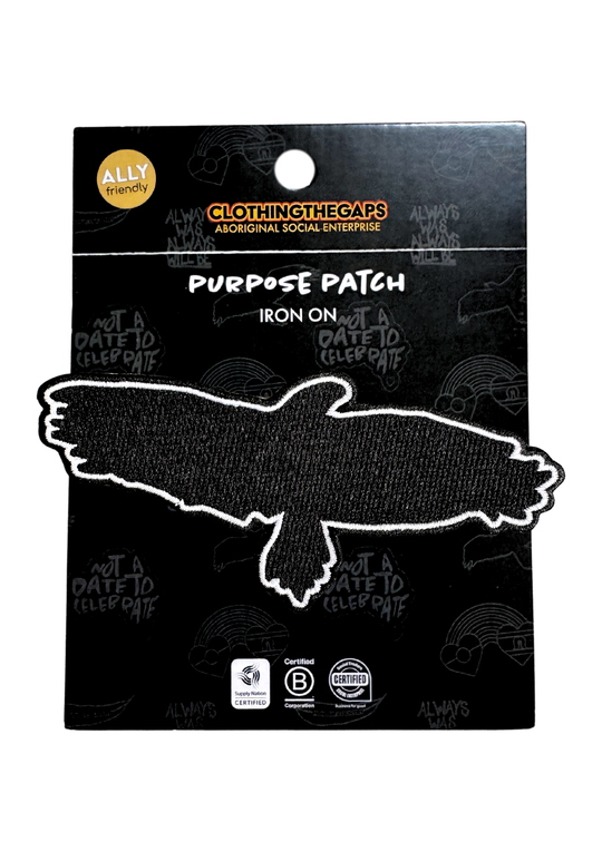 Bunjil Iron On Purpose Patch