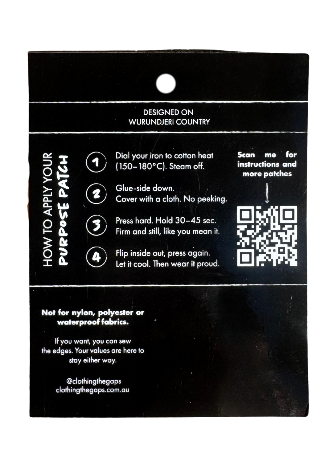 Always Was Legacy Purpose Patch - Black