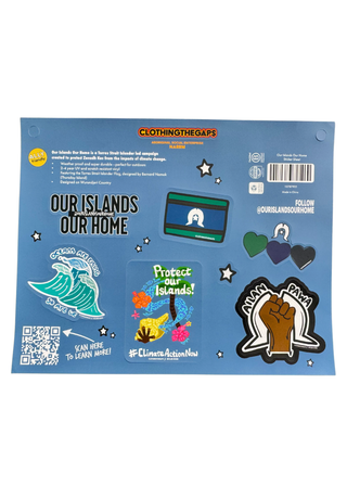 Our Islands Our Home Sticker Sheet