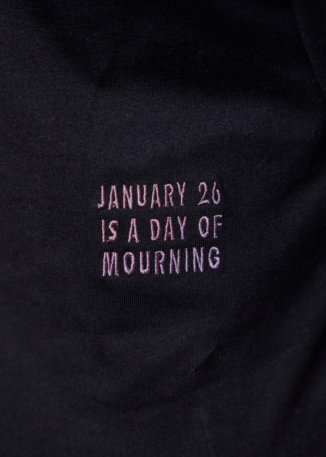 Not A Date To Celebrate Tee - Black