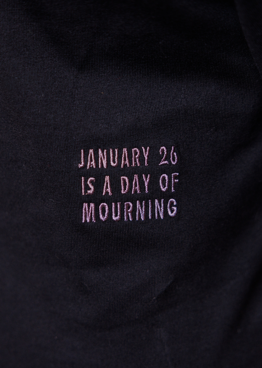 Not A Date To Celebrate Tee - Black