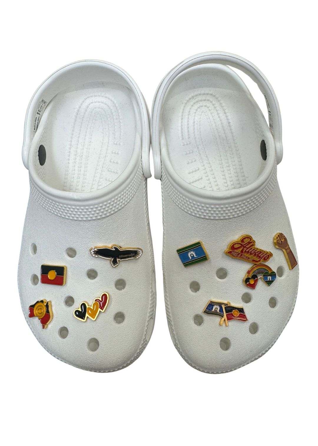 Rainbow Mob Shoe Charm