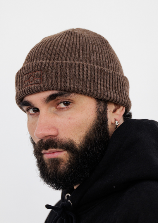 Brown Narrm Flag Beanie