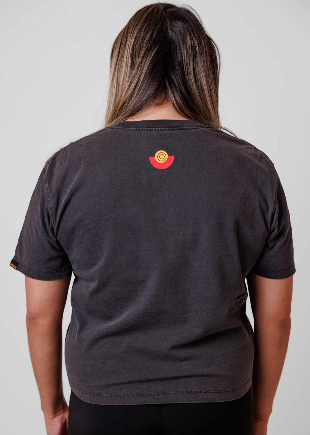Not A Date To Celebrate Boxy Crop Tee - Vintage Black