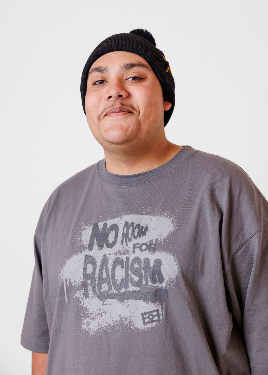 No Room For Racism Tee - Grey