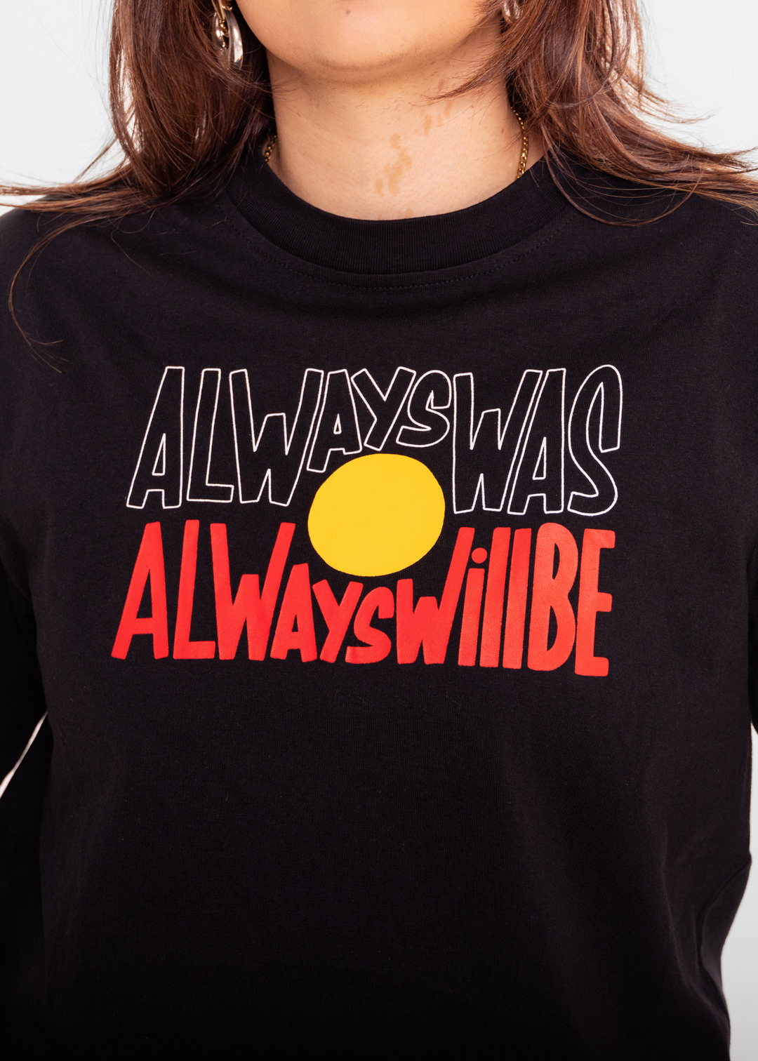 Black Short Sleeve 'Always Was, Always Will Be' Tee