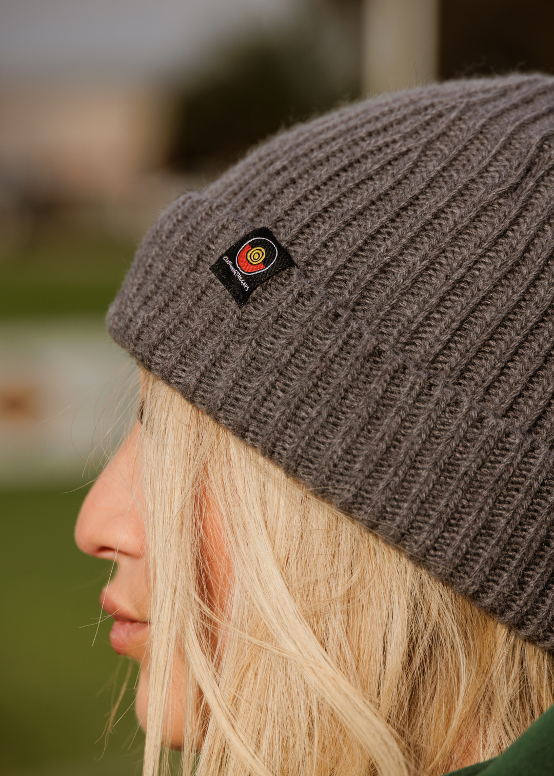 Naarm Wool Beanie - Grey