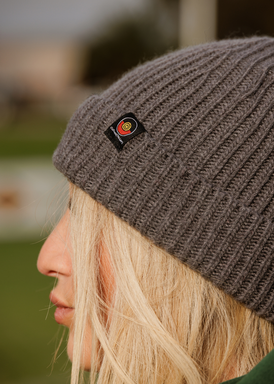 Naarm Wool Beanie - Grey