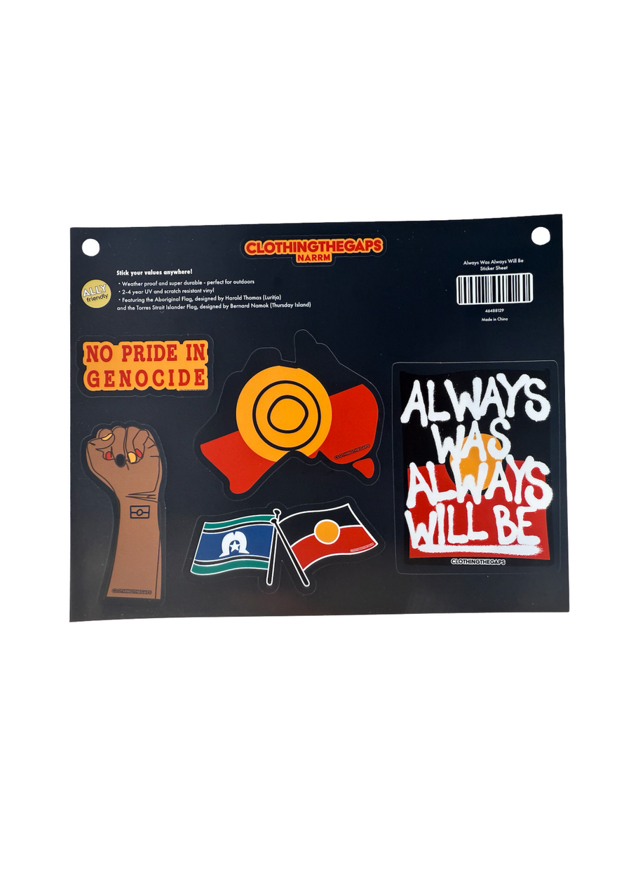 Always Was Sticker Sheet – Clothing The Gaps