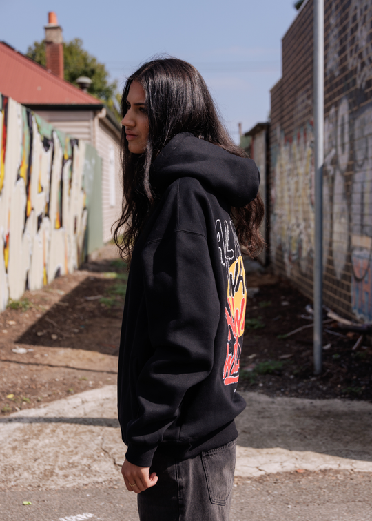 Aboriginal Flag hoodie. Clothing The Gaps. Always Was Always Will Be Jumper.