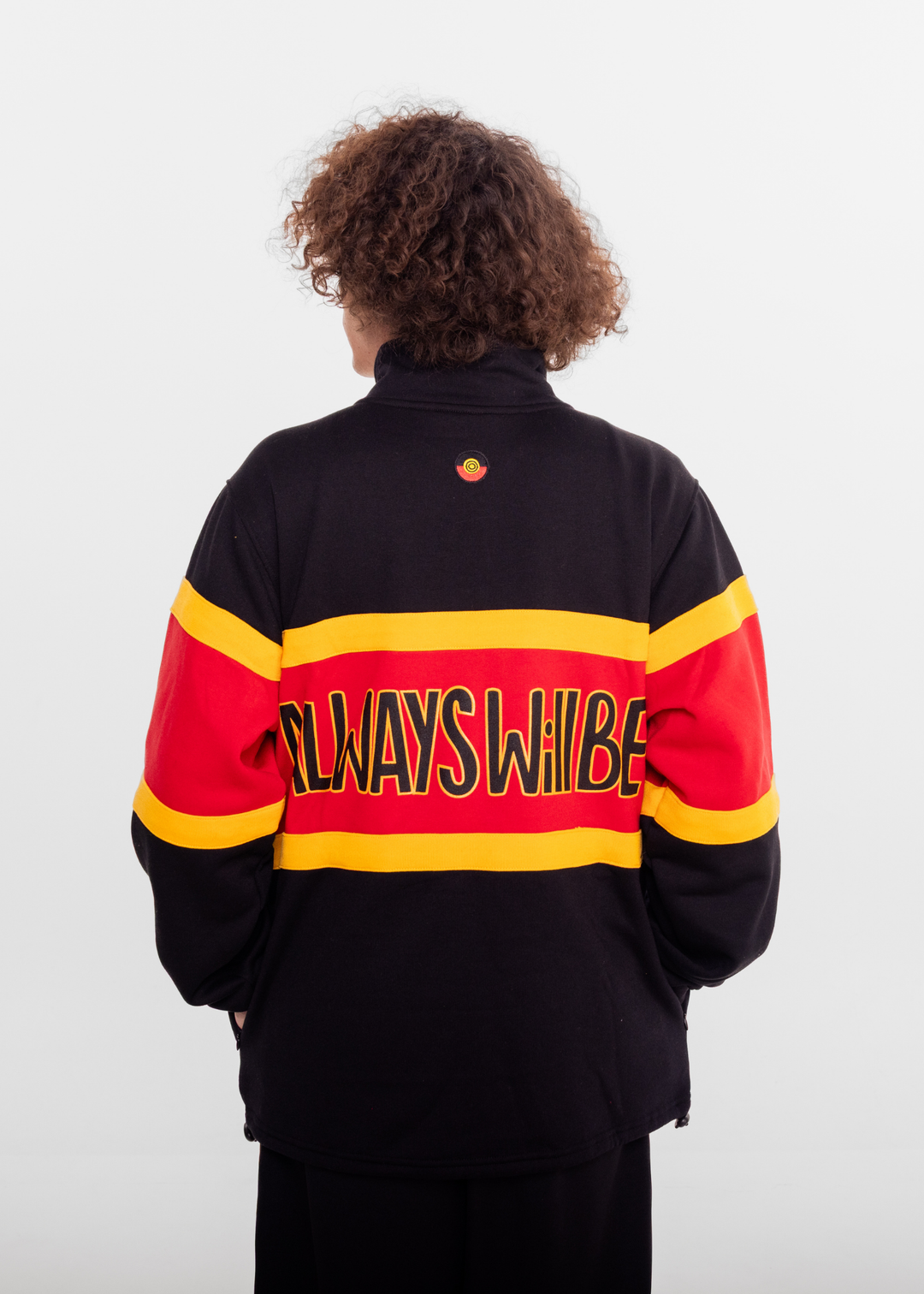 Aboriginal Jumper — Always Was Always Will Be Power Rugby Jumper — Clothing The Gaps Australian Made - back jumper