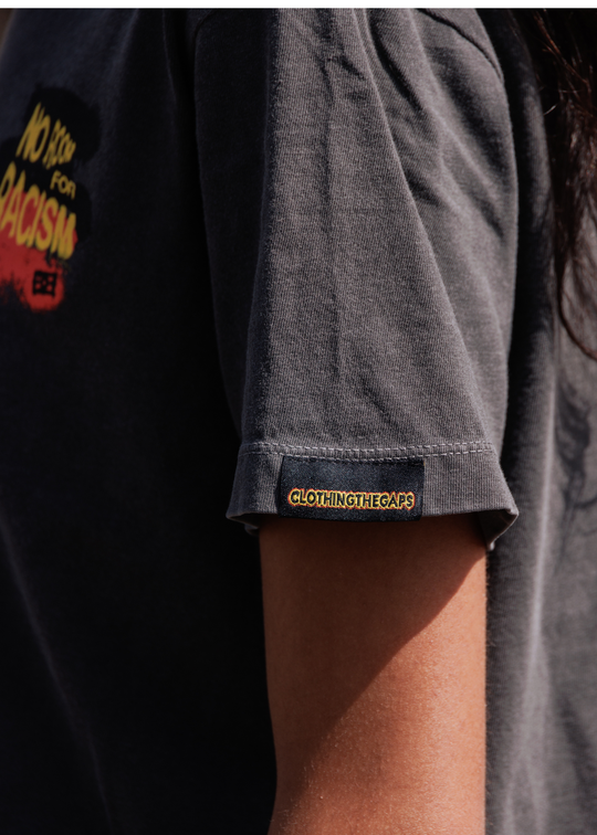 Aboriginal Tee Clothing The Gaps No Room For Racism T-shirt woven label