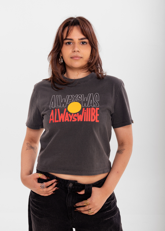 Aboriginal tee with Always Was Always Will Be print — Clothing The Gaps