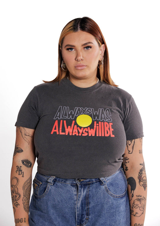 Aboriginal tee with Always Was Always Will Be print Clothing The Gaps Aboriginal Flag