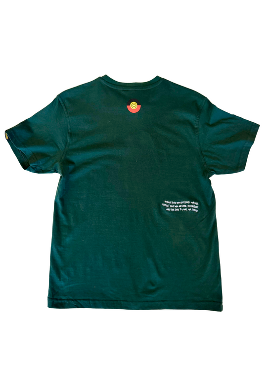 Aboriginal tee with Bunjil eagle  Clothing The Gaps 