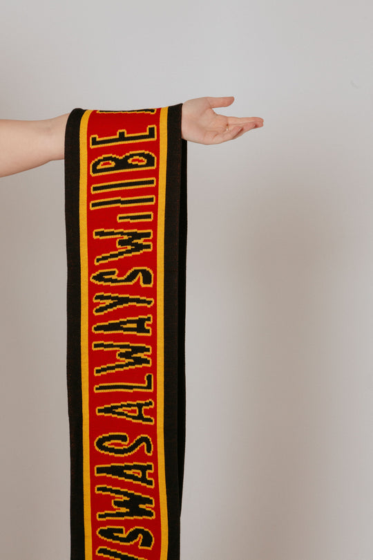 Power scarf always was always will be clothing the gaps scarf