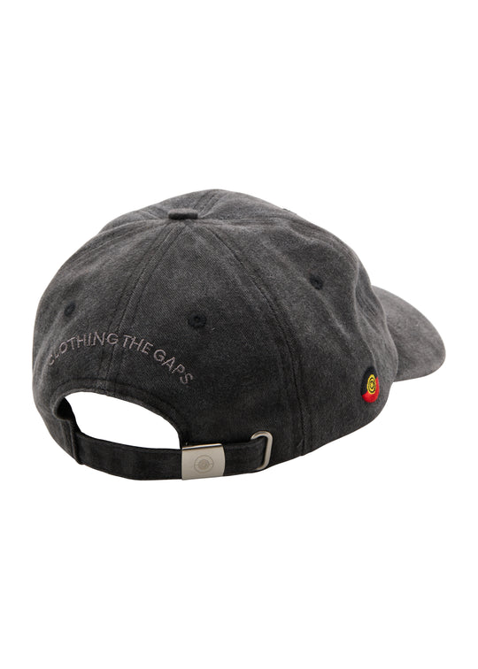 Clothing The Gaps Always Was Always Will Be Legacy Cap — Faded Black 3D Embroidery Retro Adjustable Metal Clasp First Nations Social Enterprise
