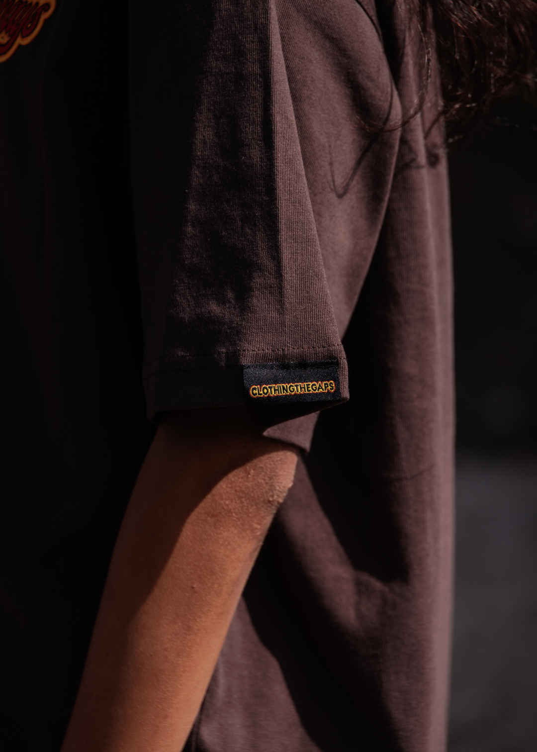 Clothing The Gaps Brown Always Legacy Tee — Oversized Retro Always Was Always Will Be Chest Print Aboriginal Business Narrm
