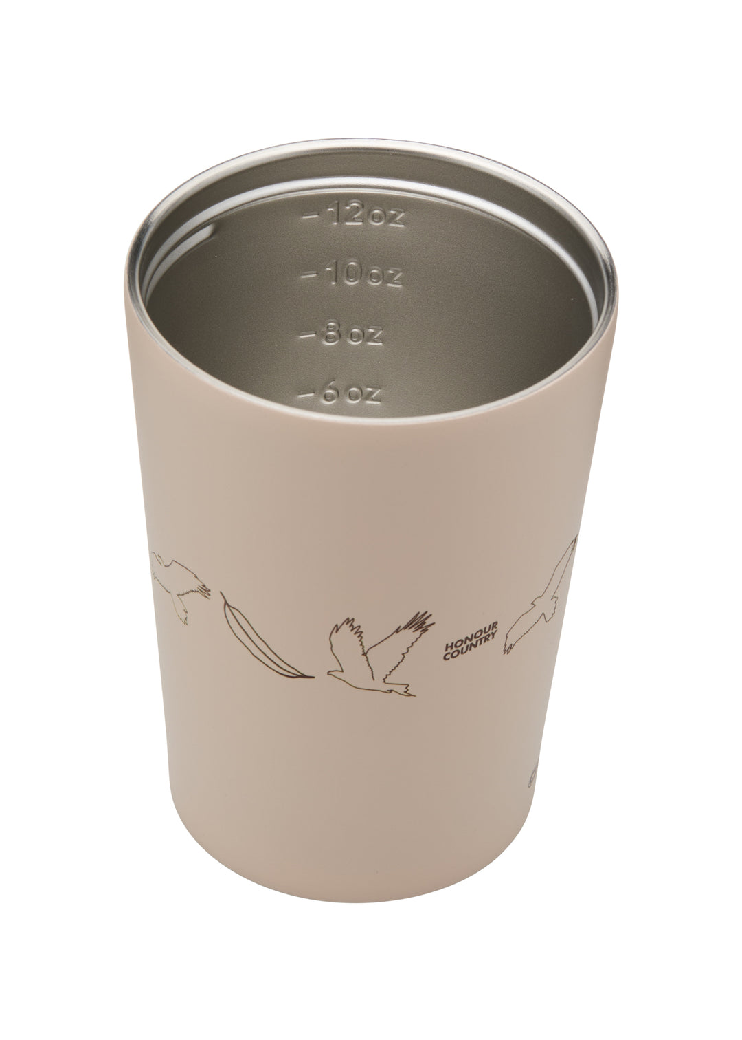 Clothing The Gaps Honour Country Reusable Cup — Cream Stainless Steel Bunjil Kulin Nation BPA Free Aboriginal Business Melbourne
