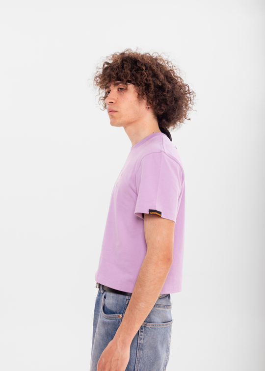 Clothing The Gaps Lilac Icon Tee — Bunjil Kulin Nation Aboriginal Flag Decolonised Map Narrm Wurundjeri Boonwurrung Social Enterprise