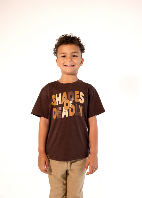 Clothing The Gaps Shades Of Deadly Tee — Mob Only Aboriginal Identity Culture Platform First Nations Social Enterprise Melbourne