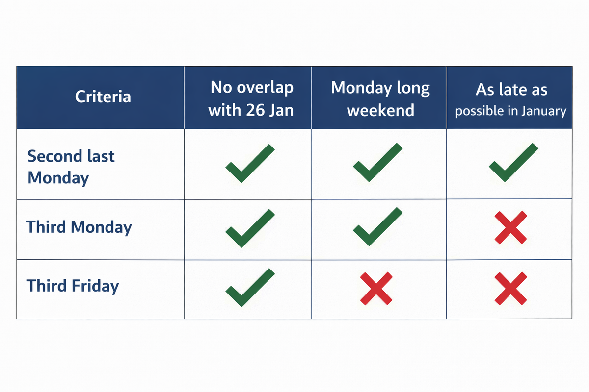 The Case for the Second-Last Monday in January – Clothing The Gaps