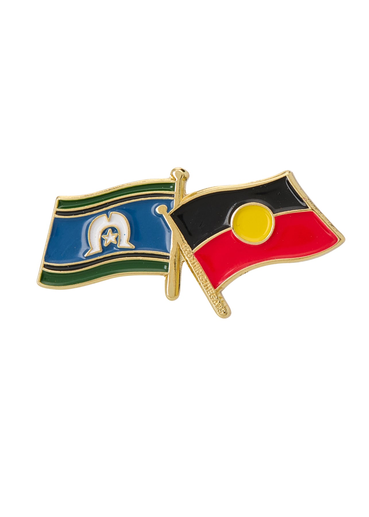 First Nation Flag Two First Nation Flags Pin | Aboriginal Business | Clothing The Gaps