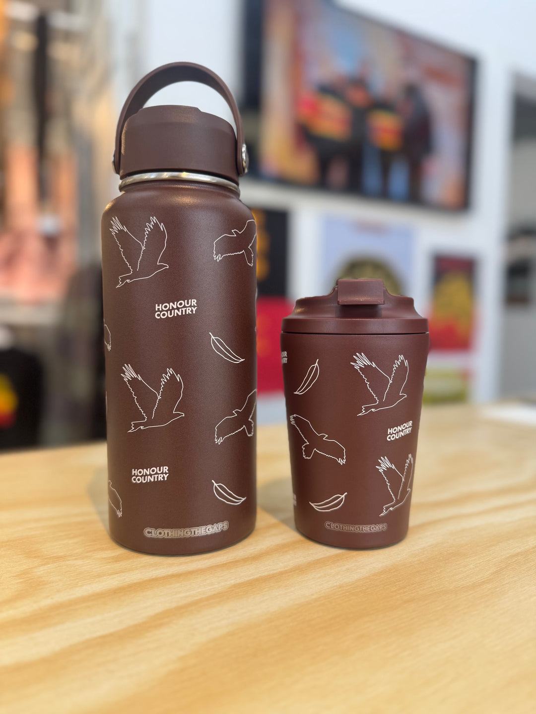 Honour Country Stainless Steel Reusable Cup 340ml / 12oz