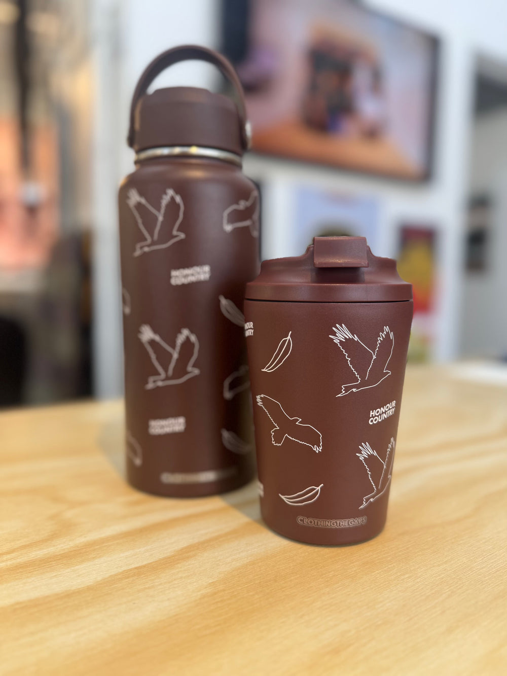 Honour Country Stainless Steel Reusable Cup 340ml / 12oz