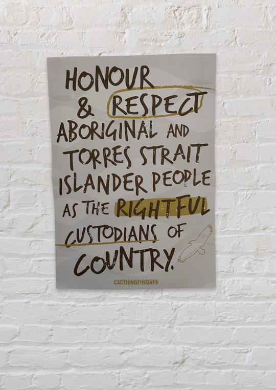 Handwritten Honour Country Posters