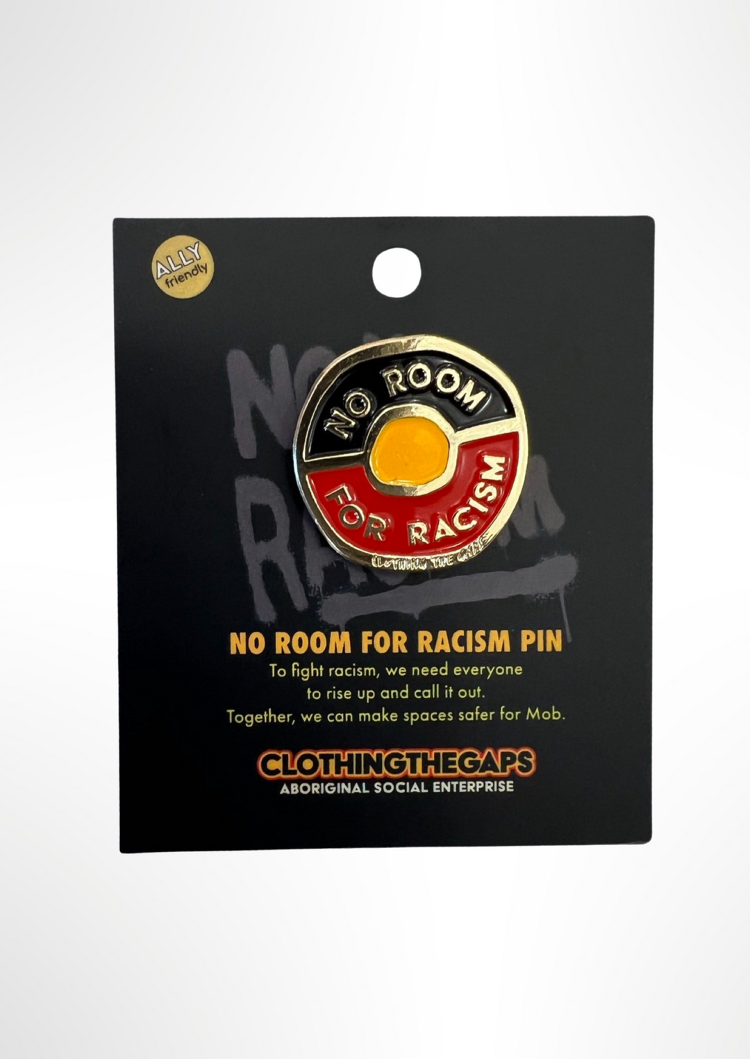 No Room For Racism Pin